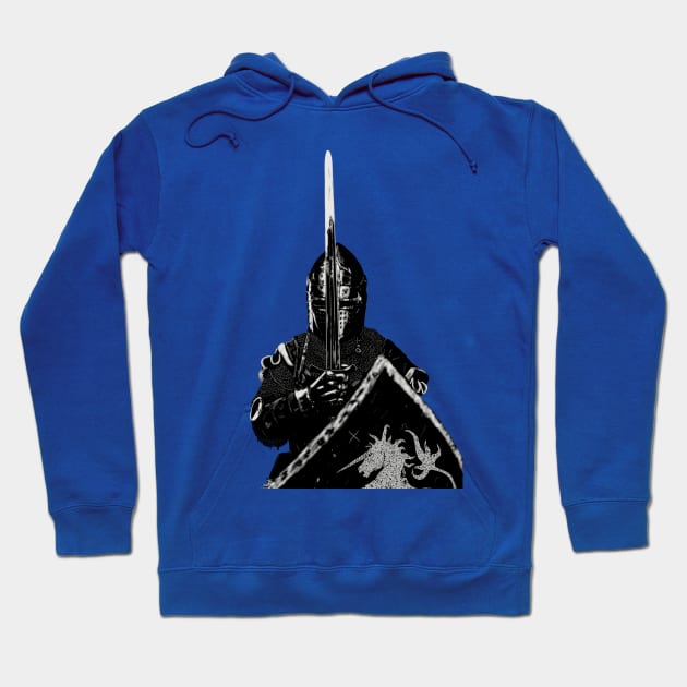 Medieval Knight #2 Hoodie by GrizzlyVisionStudio